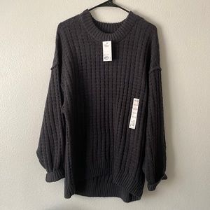 Oversized grey sweater